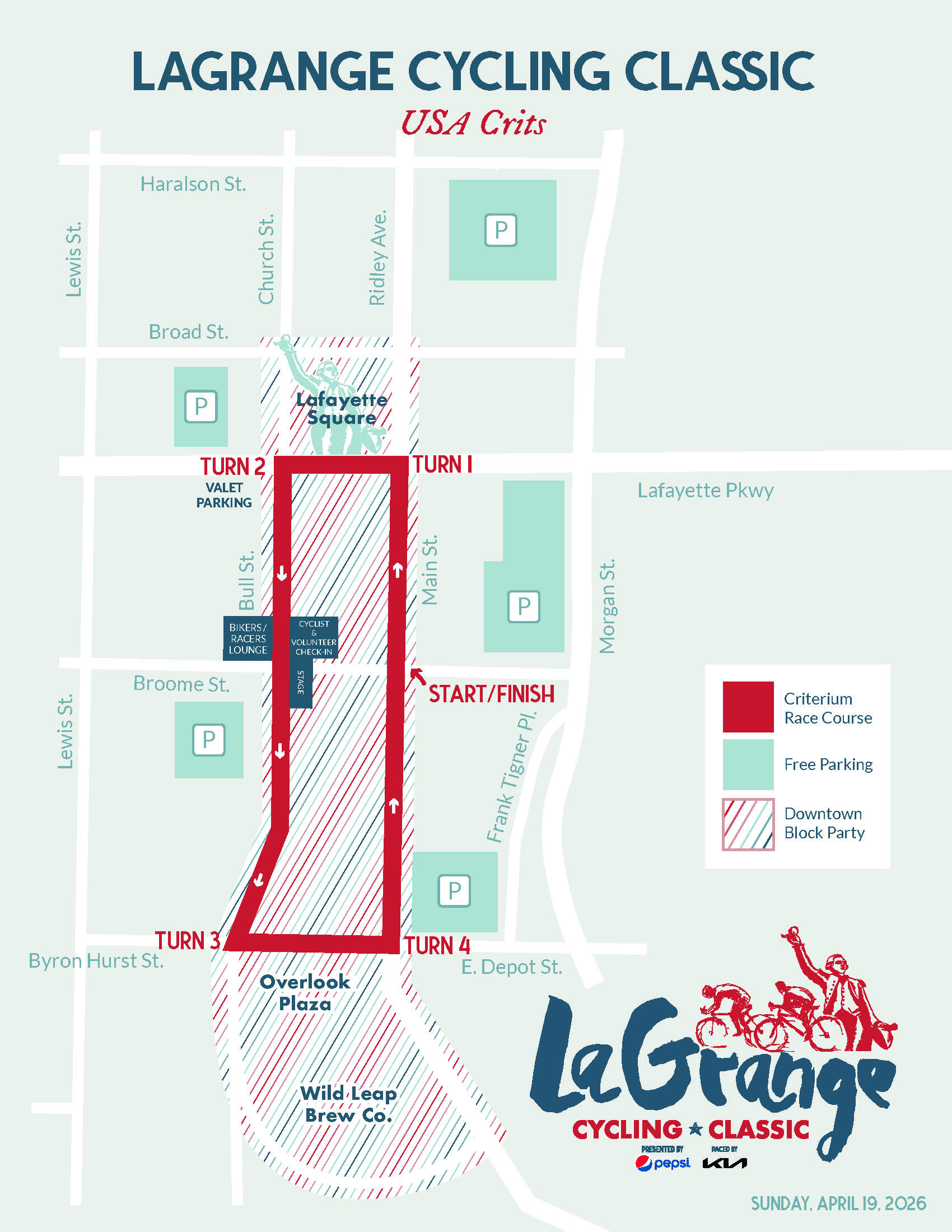 Event Details LaGrange Cycling Classic Map 2026 1 